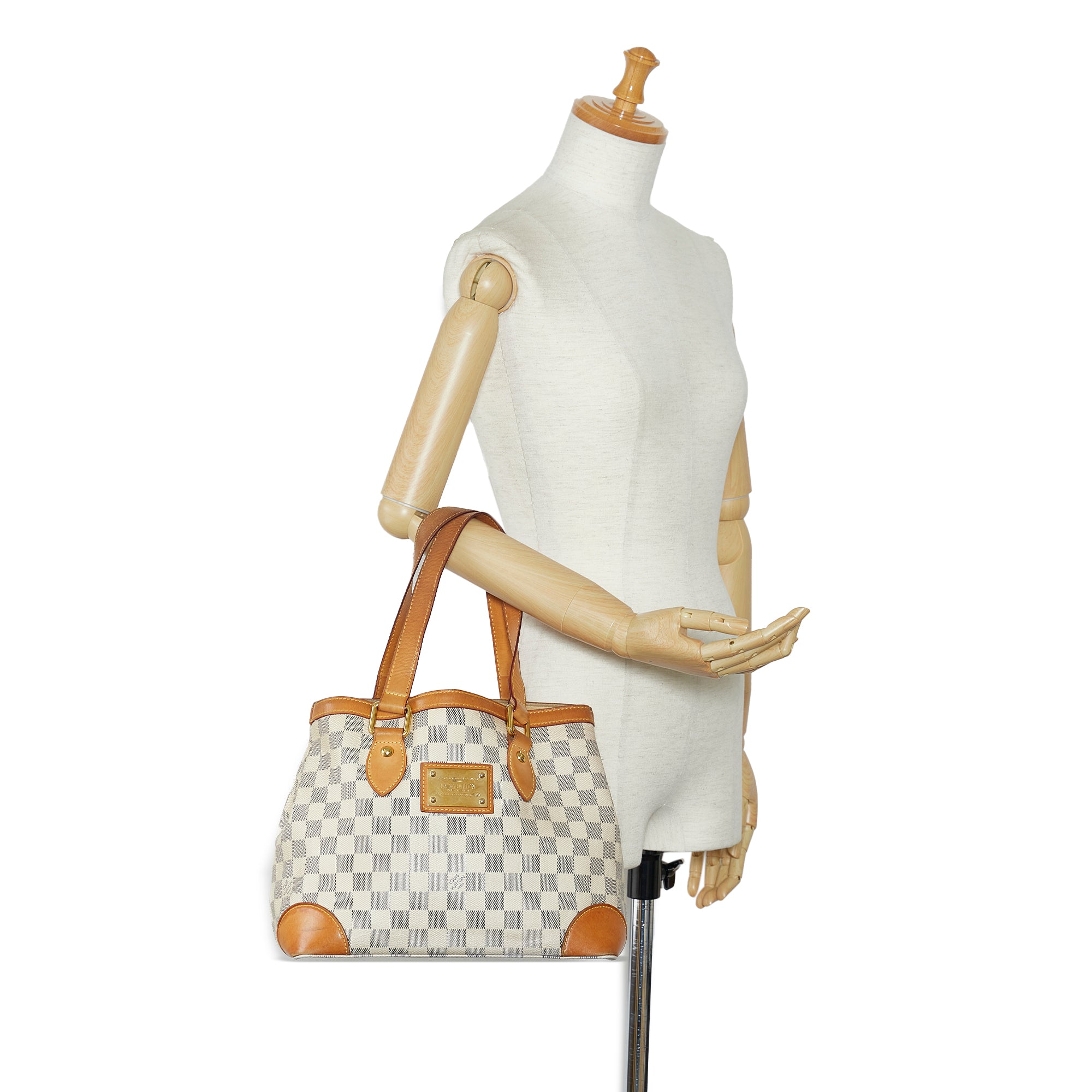 Louis Vuitton Pre-Owned Damier Azur Hampstead PM | Women | White