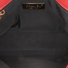 Chanel | Pre-Owned Small Quilted Lambskin Chain Link Flap | Red