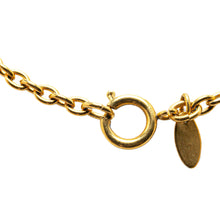 Chanel Pre-Owned Gold Plated CC Round Pendant Necklace | Women | Gold