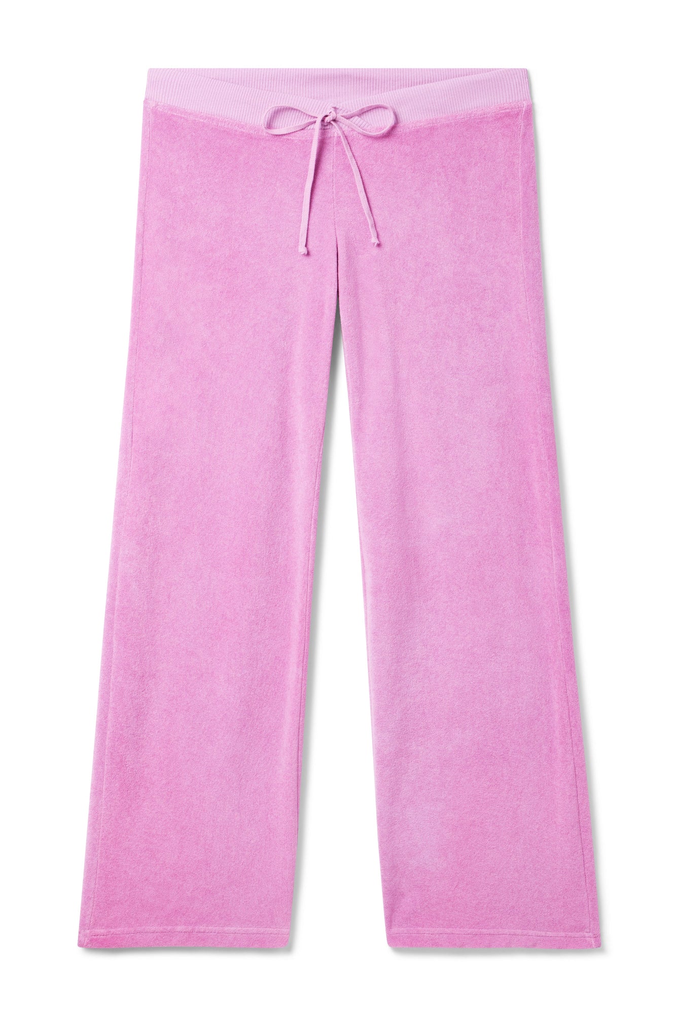 Women | Vintage Terry Crossover Waist Lounge Pant | Violet