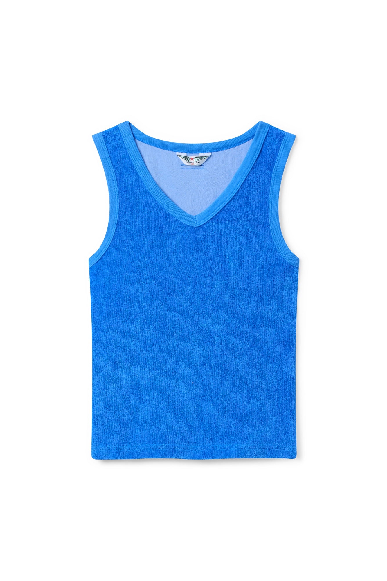 Women | Vintage Terry Fast Back V-Neck Tank | Marina