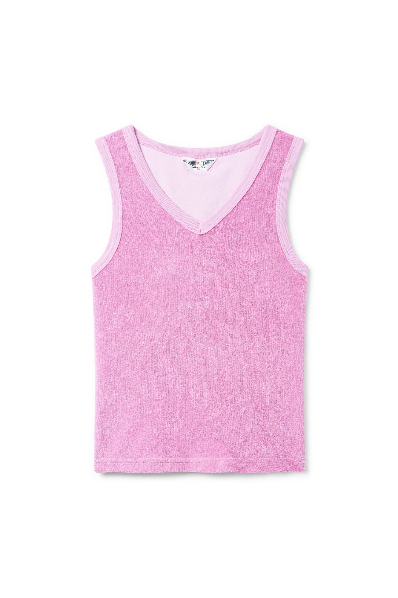 Women | Vintage Terry Fast Back V-Neck Tank | Violet