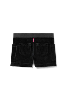Women | Vintage Terry Low Rise 4 Pocket Short | Black