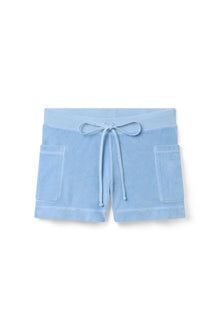 Women | Vintage Terry Low Rise 4 Pocket Short | Periwinkle