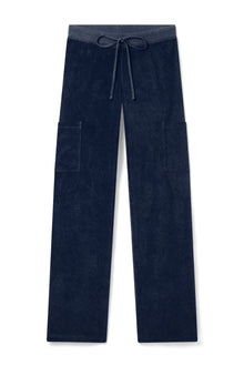 Women | Vintage Terry Low Rise 4 Pocket Pant | Past Midnight