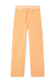 Women | Vintage Terry Low Rise 4 Pocket Pant | Orange Creamsicle
