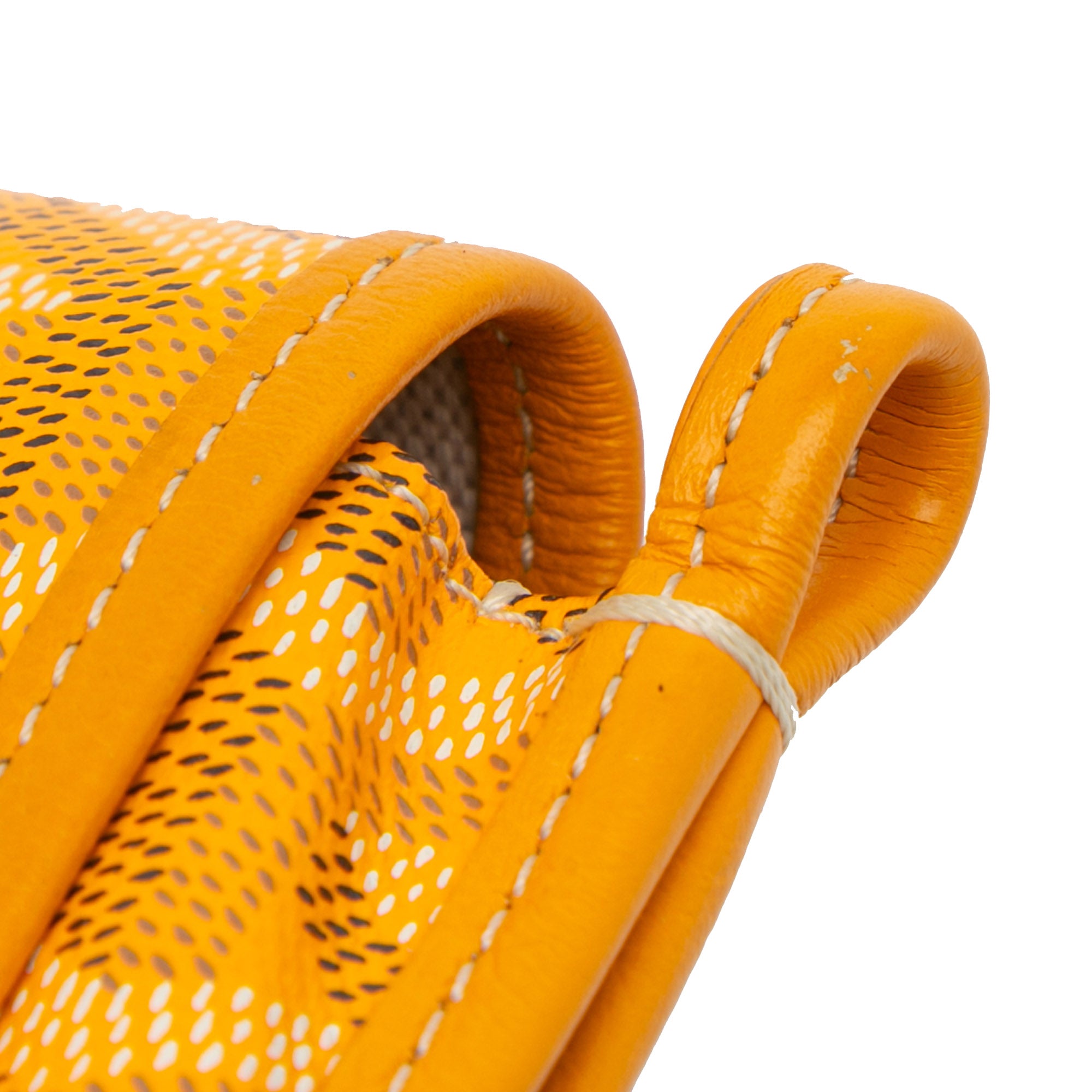 Goyard | Pre-Owned Goyardine Plumet Pocket Wallet | Yellow