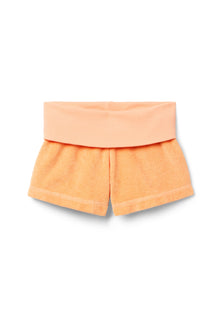 Kids | Kids Terry Rolldown Short | Orange Creamsicle