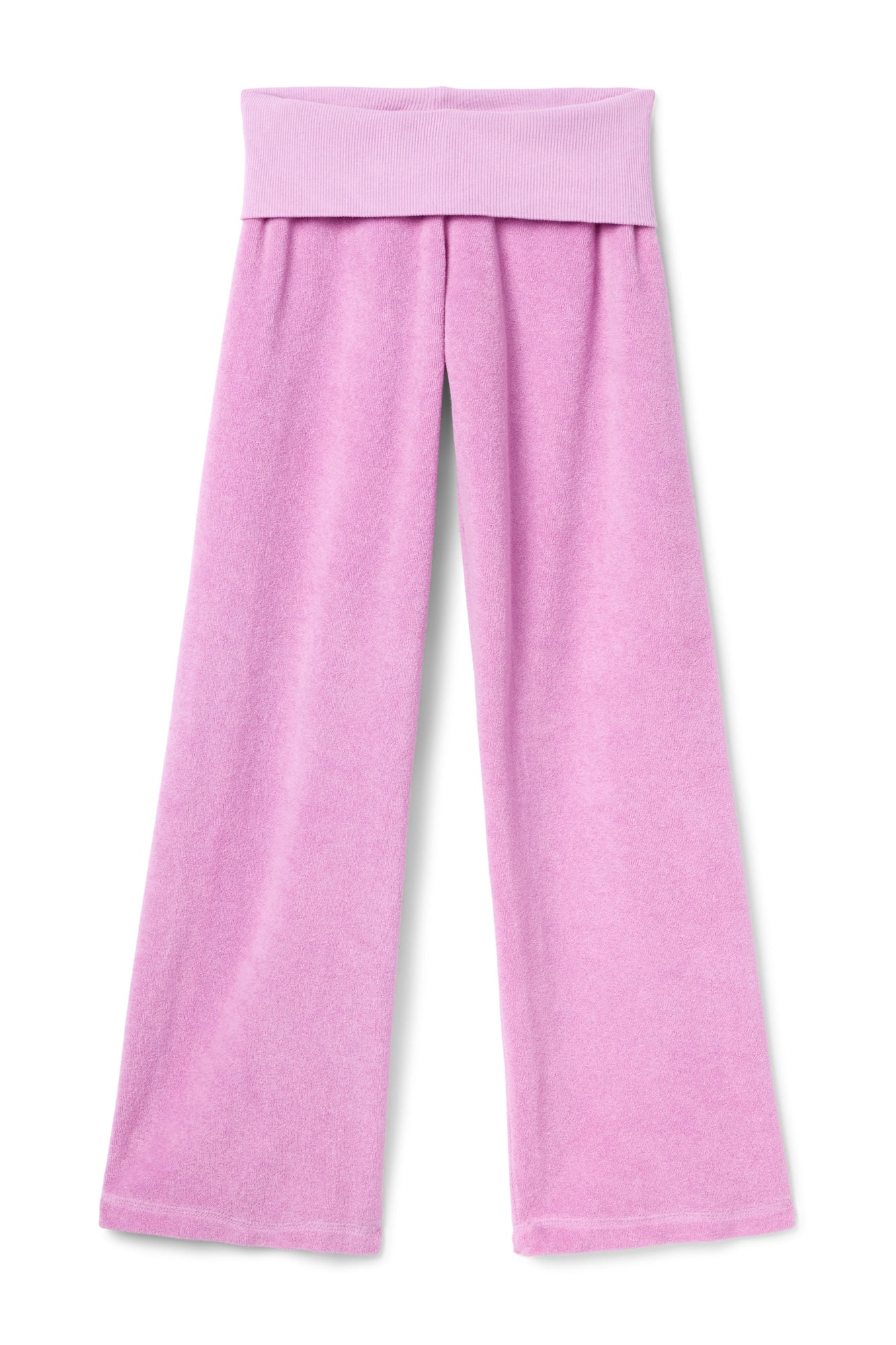 Kids | Kids Terry Rolldown Pant | Violet