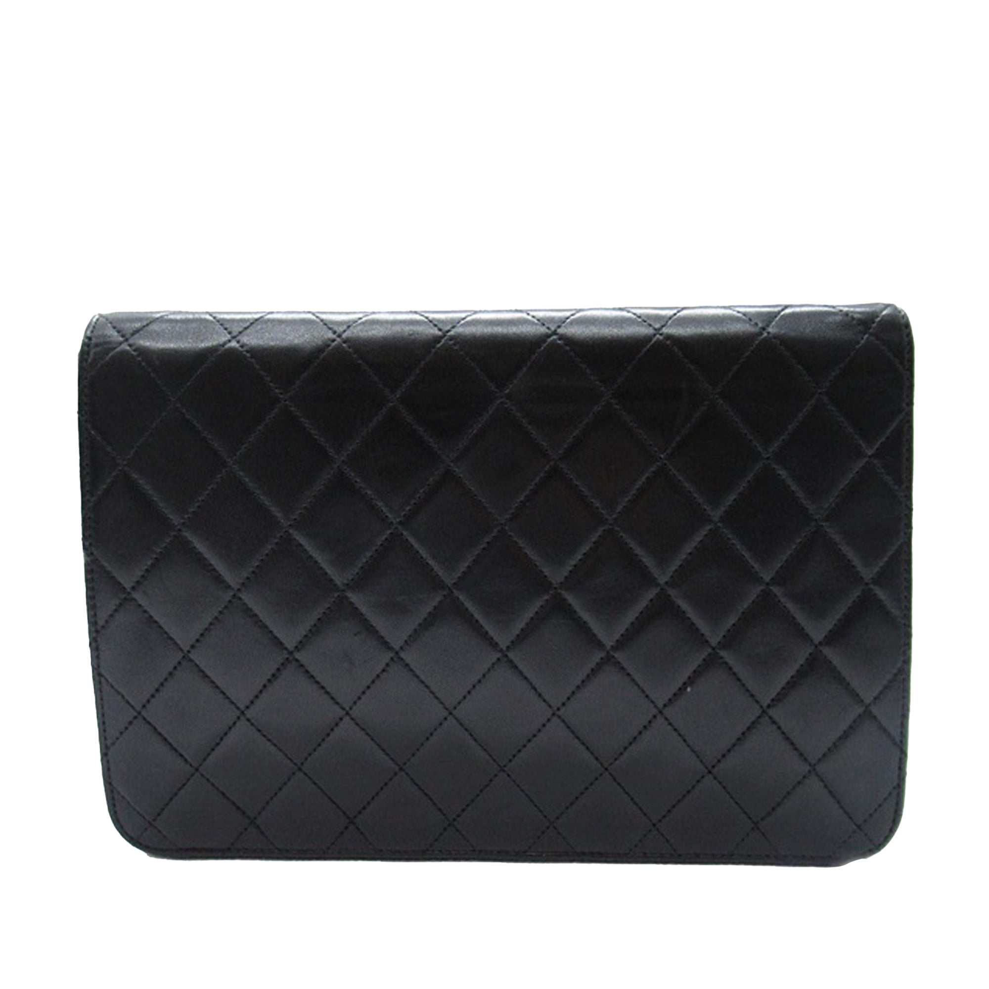 Chanel | Pre-Owned CC Quilted Lambskin Single Flap | Black