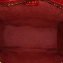 Celine | Pre-Owned Nano Leather Luggage Tote | Red