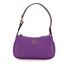 Gucci | Pre-Owned Mini Leather Aphrodite Shoulder Bag | Purple