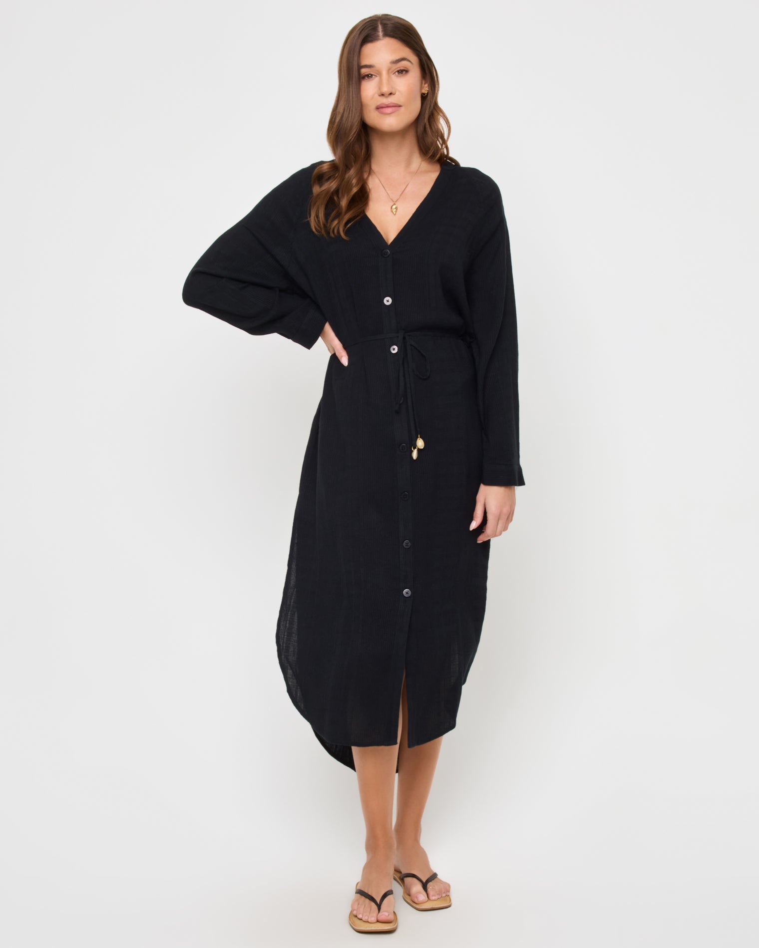 Yoli Shirtdress | Black