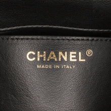 Chanel | Pre-Owned Mini Square Classic Patent Single Flap with Golden Chain Shoulder Strap | Black