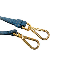 Prada | Pre-Owned Vitello Daino Canapa Open Convertible Tote | Blue