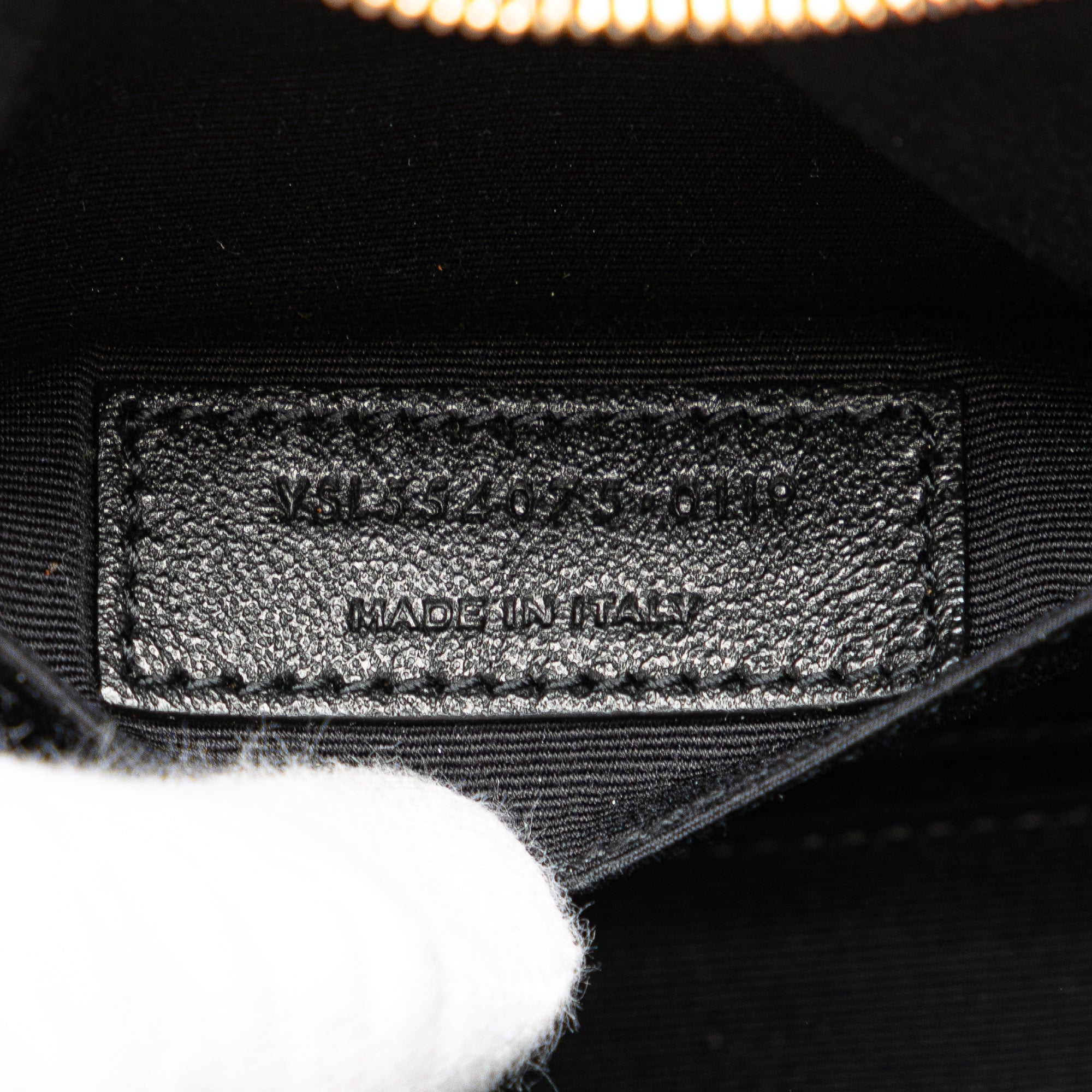 Saint Laurent | Pre-Owned Toy Lambskin Vicky Crossbody | Red