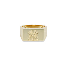 Ny Mets Square Signet Ring | Gold Vermeil