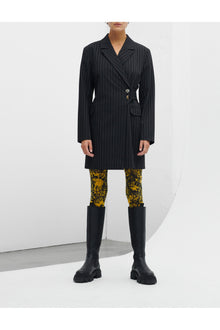 Yellow Printed Mesh Leggings | Lemon