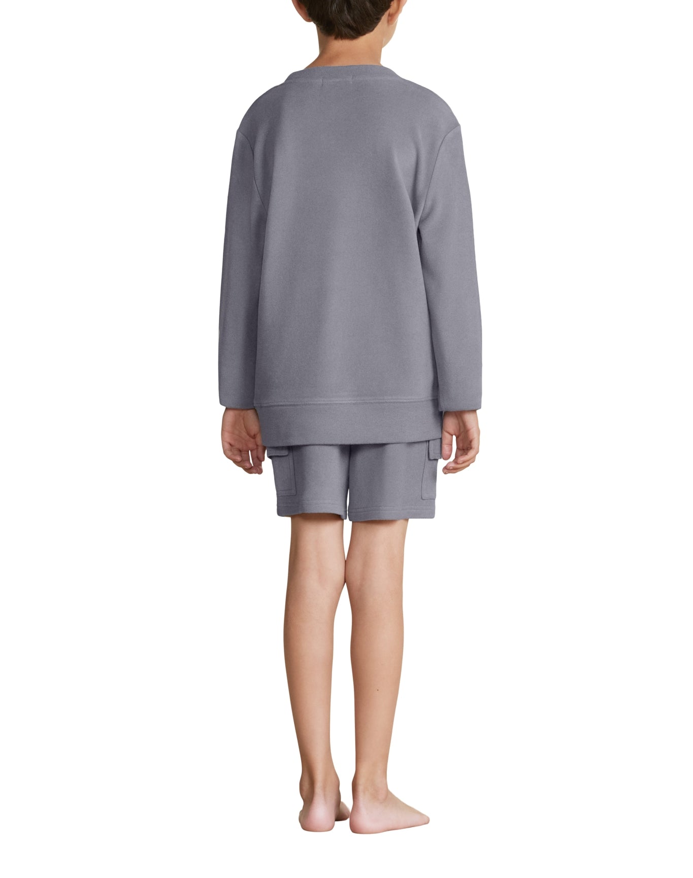 Youth | MC Brushed Fleece Cargo Short | Coal