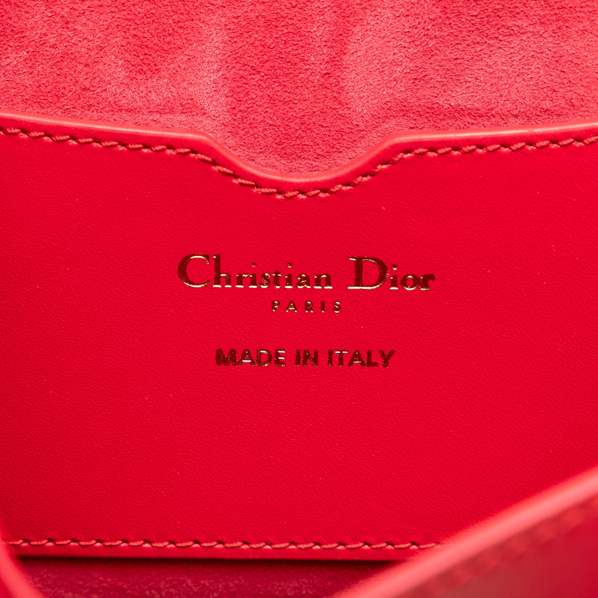 Dior | Pre-Owned Medium Bobby Crossbody Bag | Red