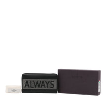 Valentino | Pre-Owned Studded Zip Around Wallet | Black