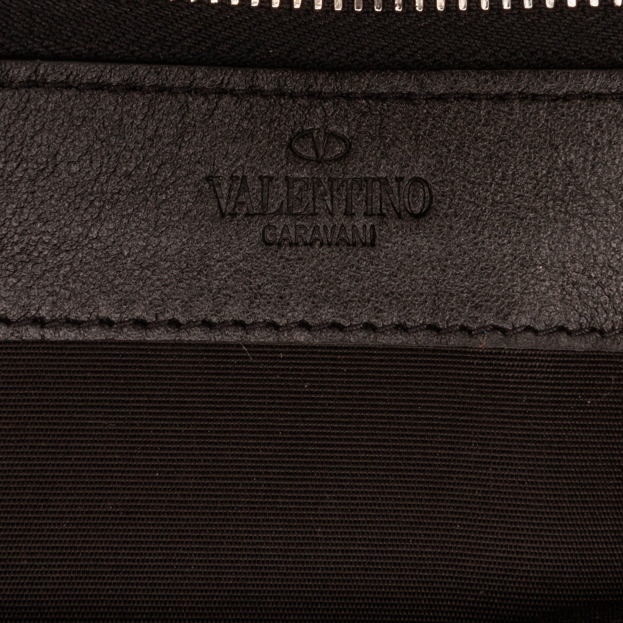 Valentino Pre-Owned Studded Zip Around Wallet | Women | Black