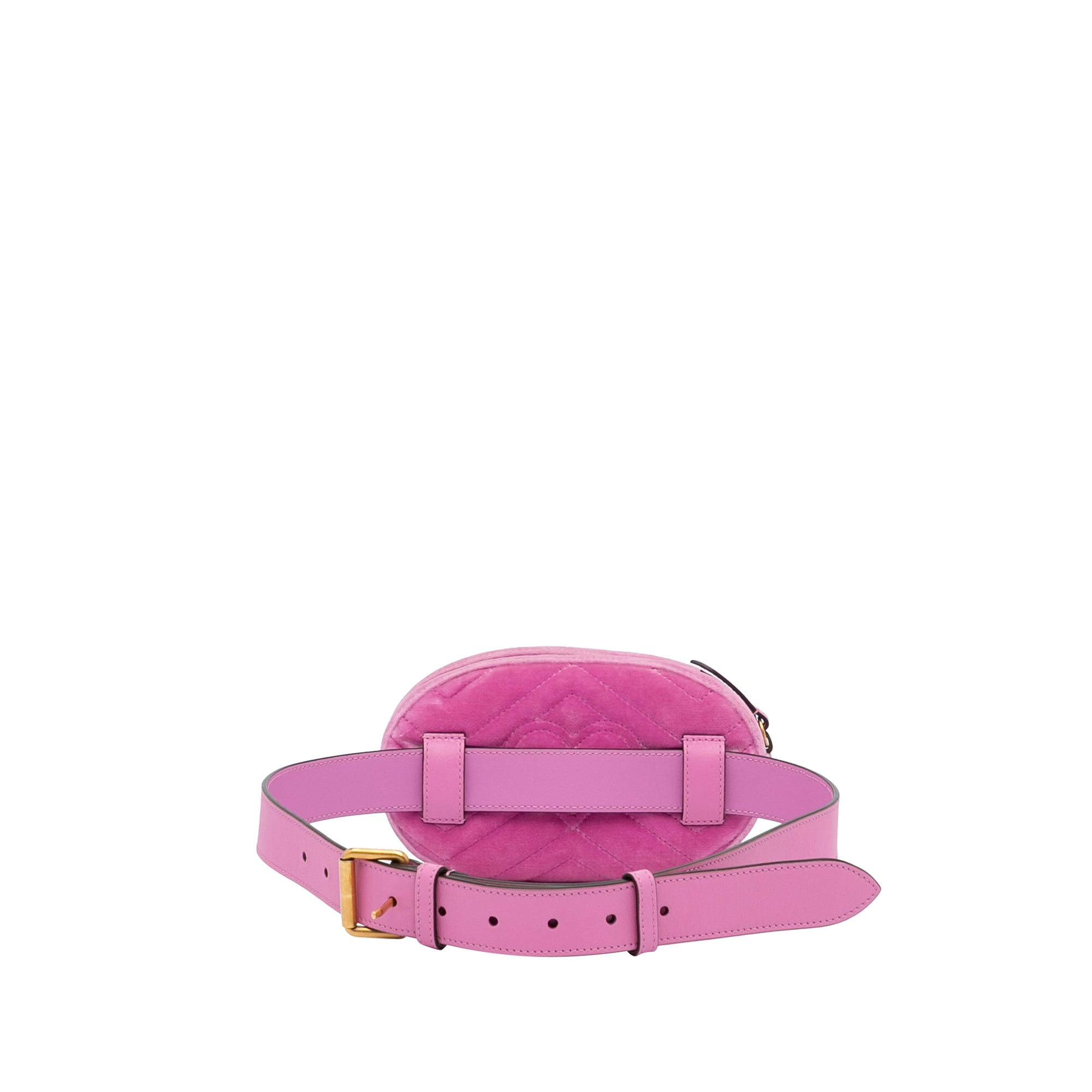 Gucci Pre-Owned GG Marmont Velvet Belt Bag | Women | Pink