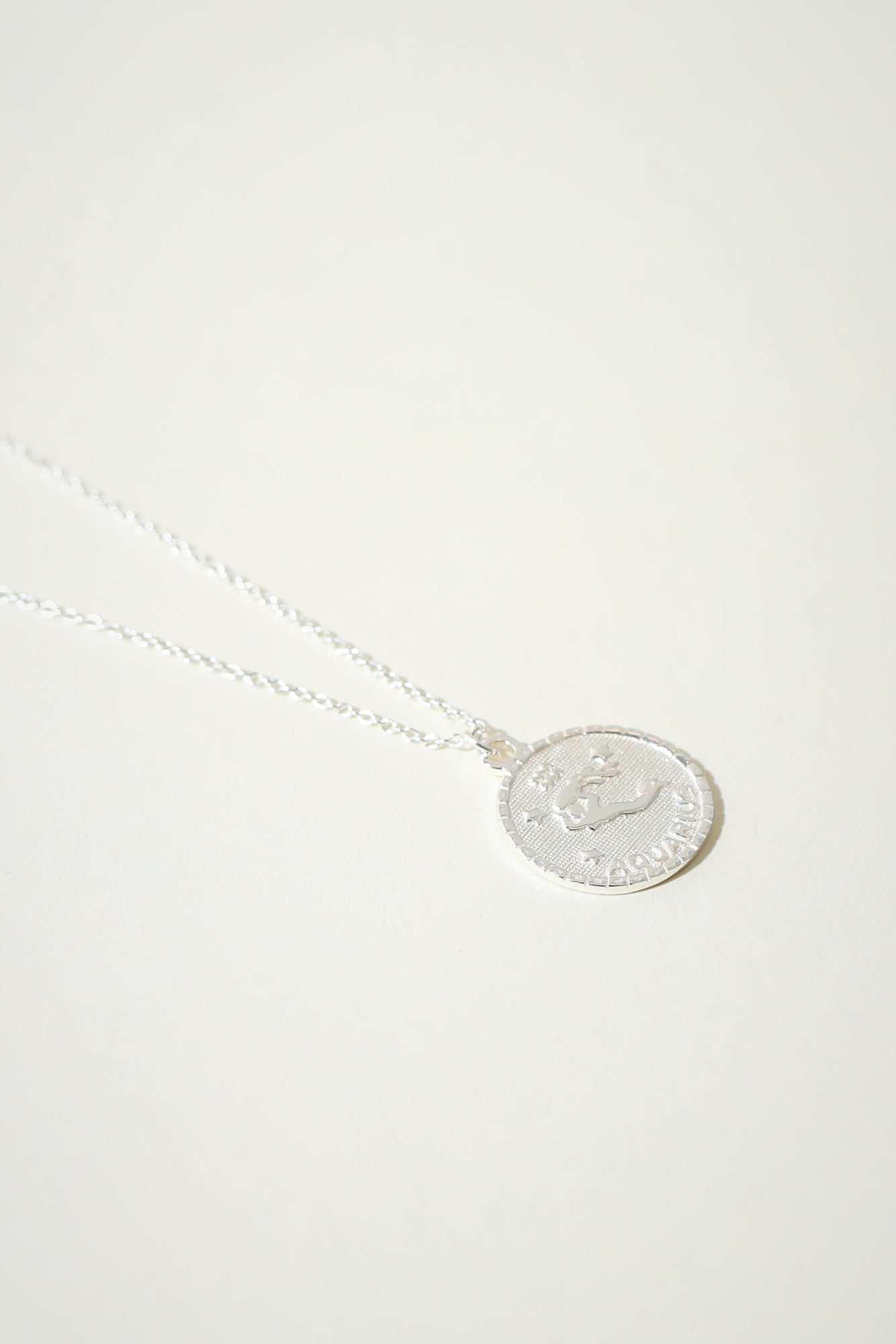 The Zodiac Medal Necklace | Sterling Silver