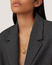 The Cancer Zodiac Pendant Necklace | 14K Gold-Plated Steel