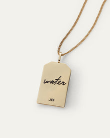 The Cancer Zodiac Pendant Necklace | 14K Gold-Plated Steel