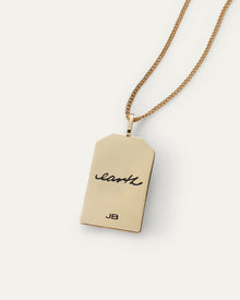 The Capricorn Zodiac Pendant Necklace | 14K Gold-Plated Steel