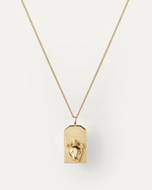 The Leo Zodiac Pendant Necklace | 14K Gold-Plated Steel