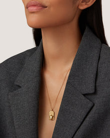 The Leo Zodiac Pendant Necklace | 14K Gold-Plated Steel