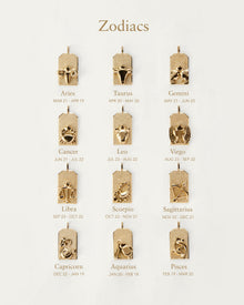The Aries Zodiac Pendant Necklace | 14K Gold-Plated Steel