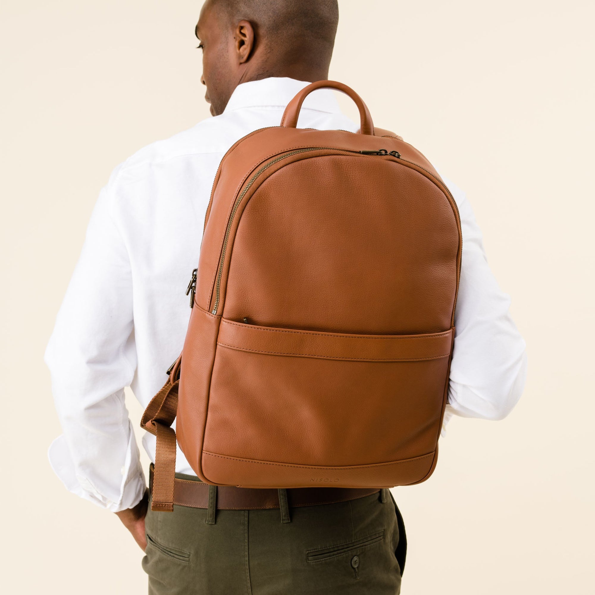 Alex Commuter Backpack | Caramel