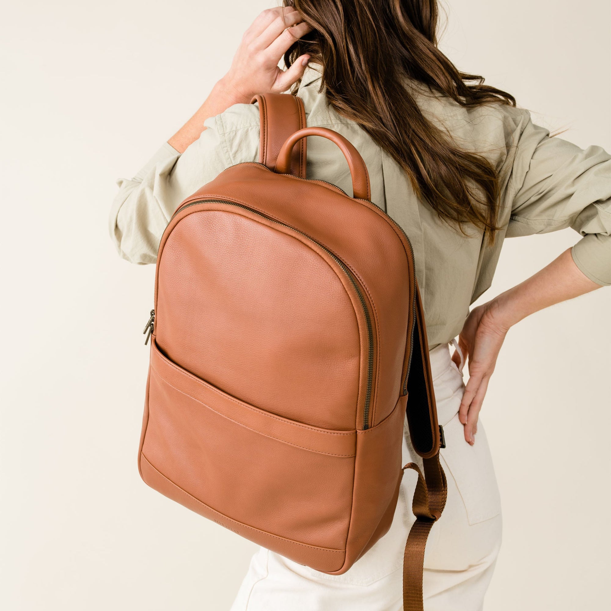 Unisex | Alex Commuter Backpack | Caramel