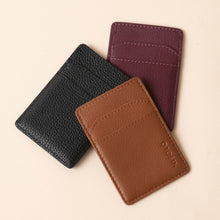 Unisex | Nico Card Case Wallet | Caramel