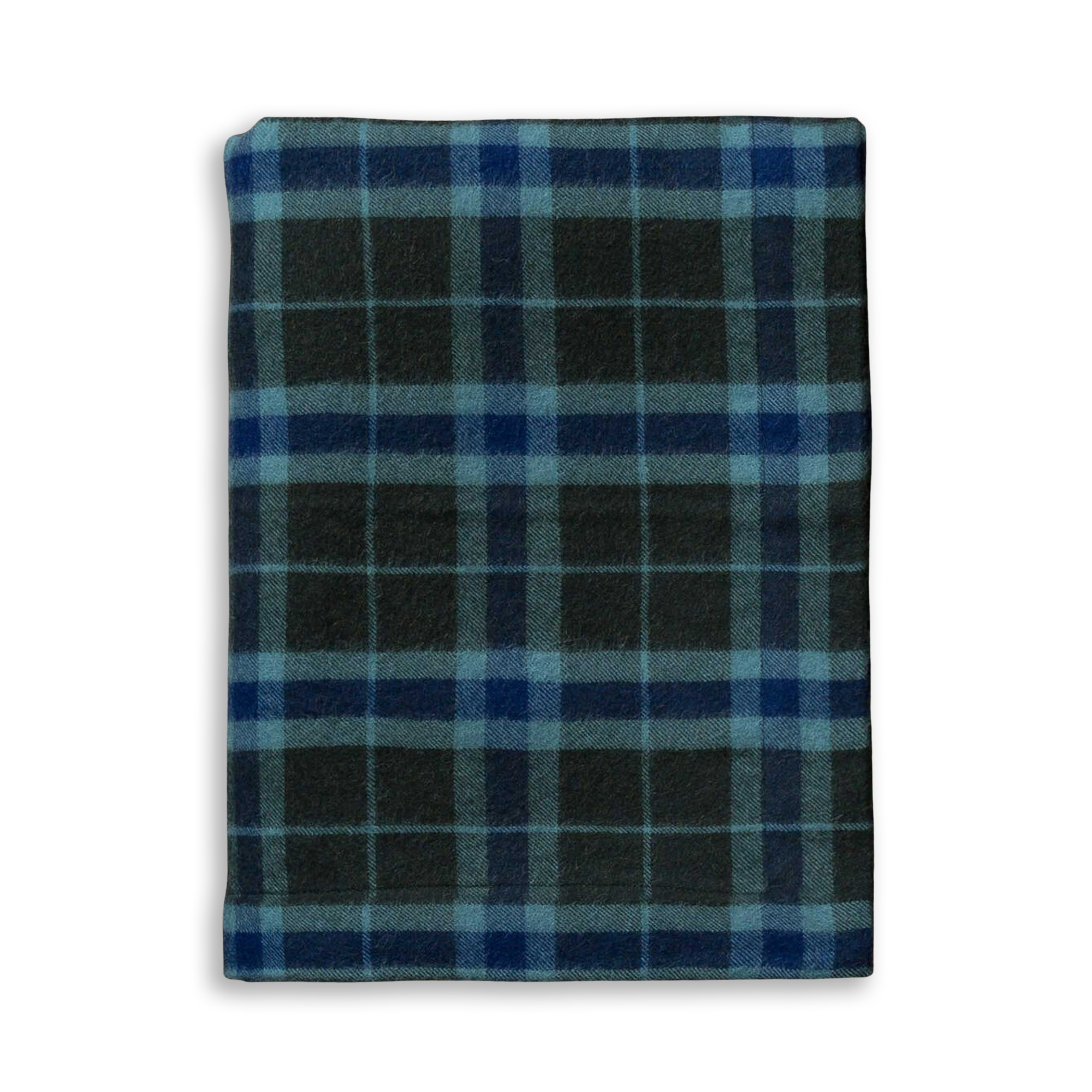 Aberdeen Throw | Velvet Green / Indigo