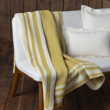 Montauk Throw | French Yellow / Ivory