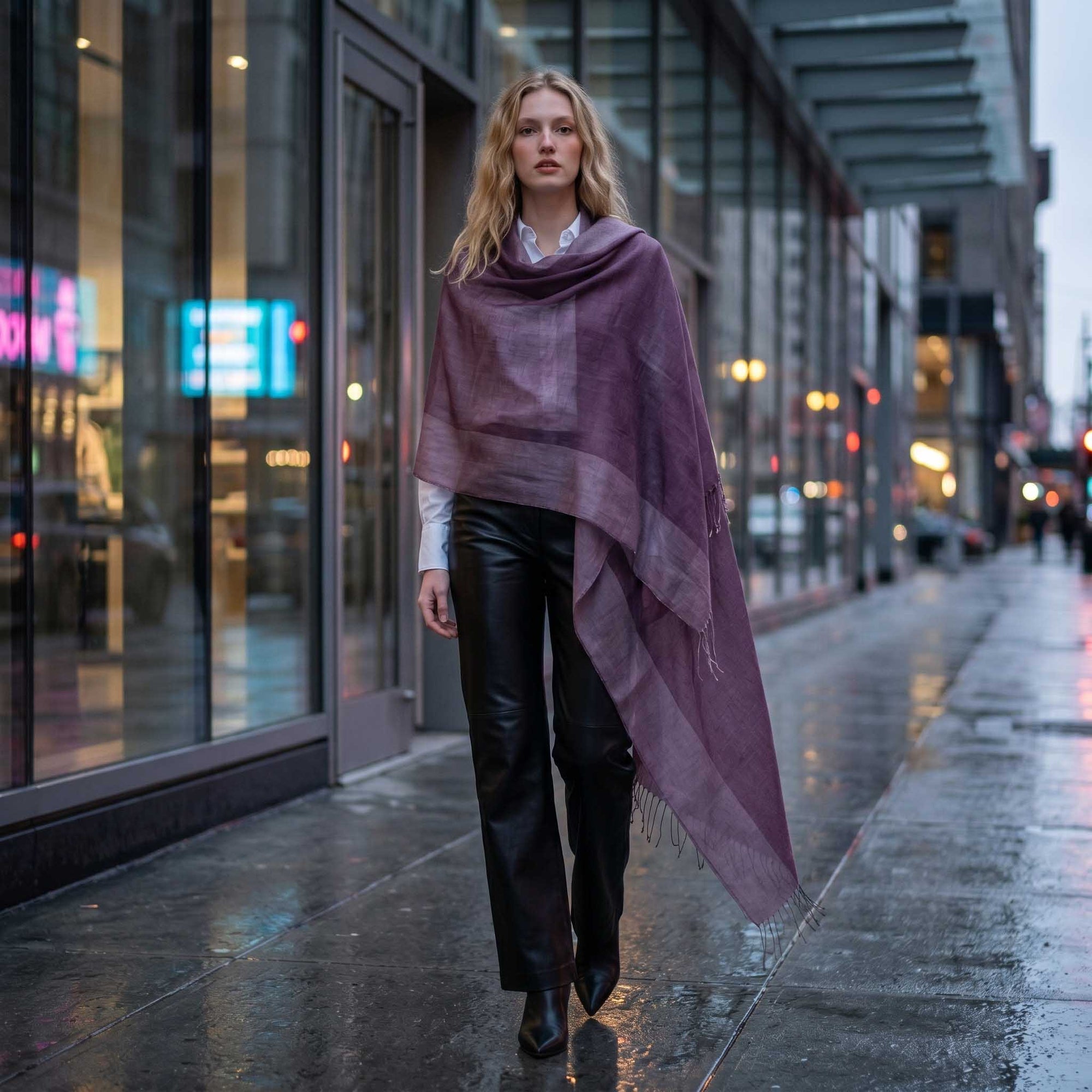 Unisex | Derby Wrap | Mauve / Purple