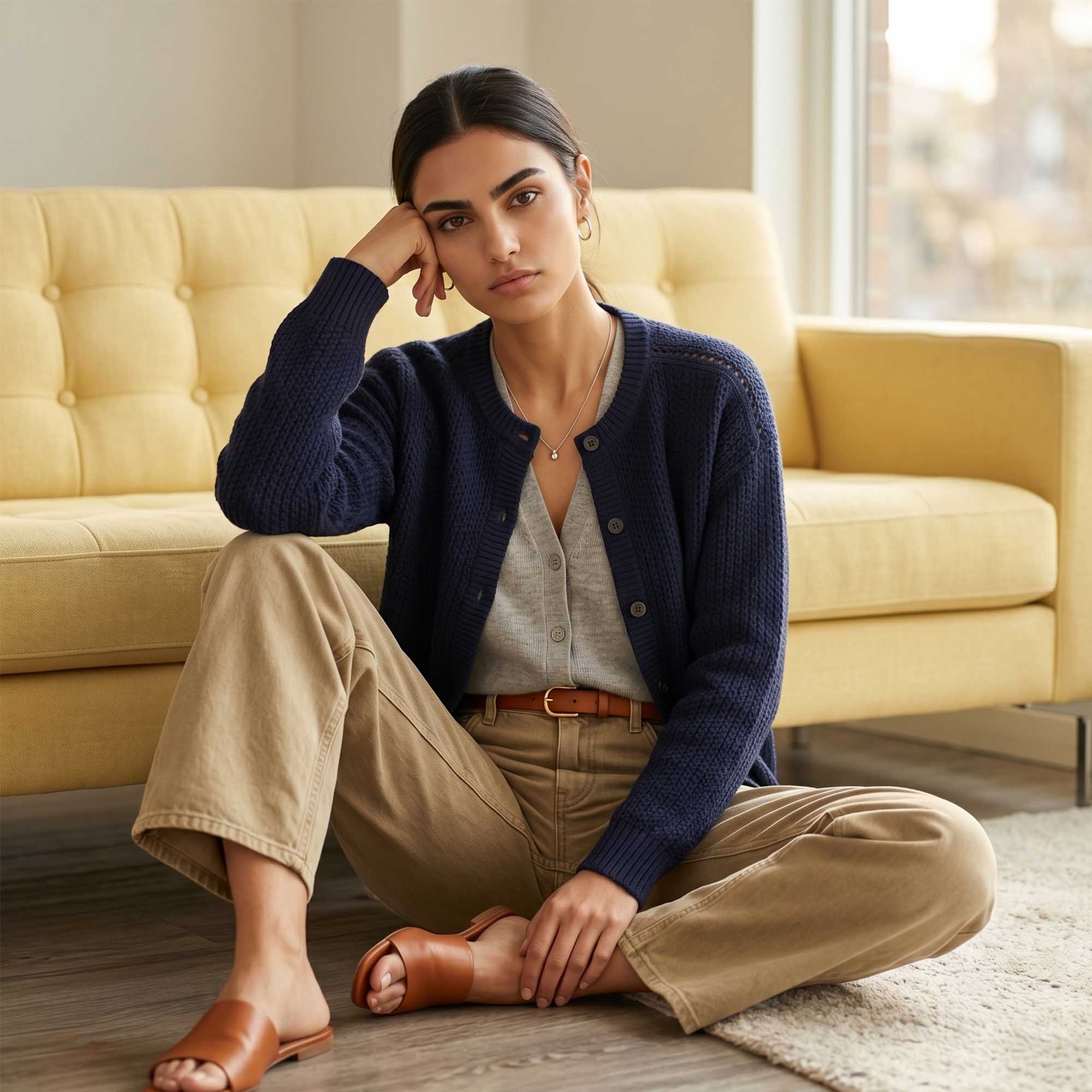 Women | Zumita Cardigan | Navy