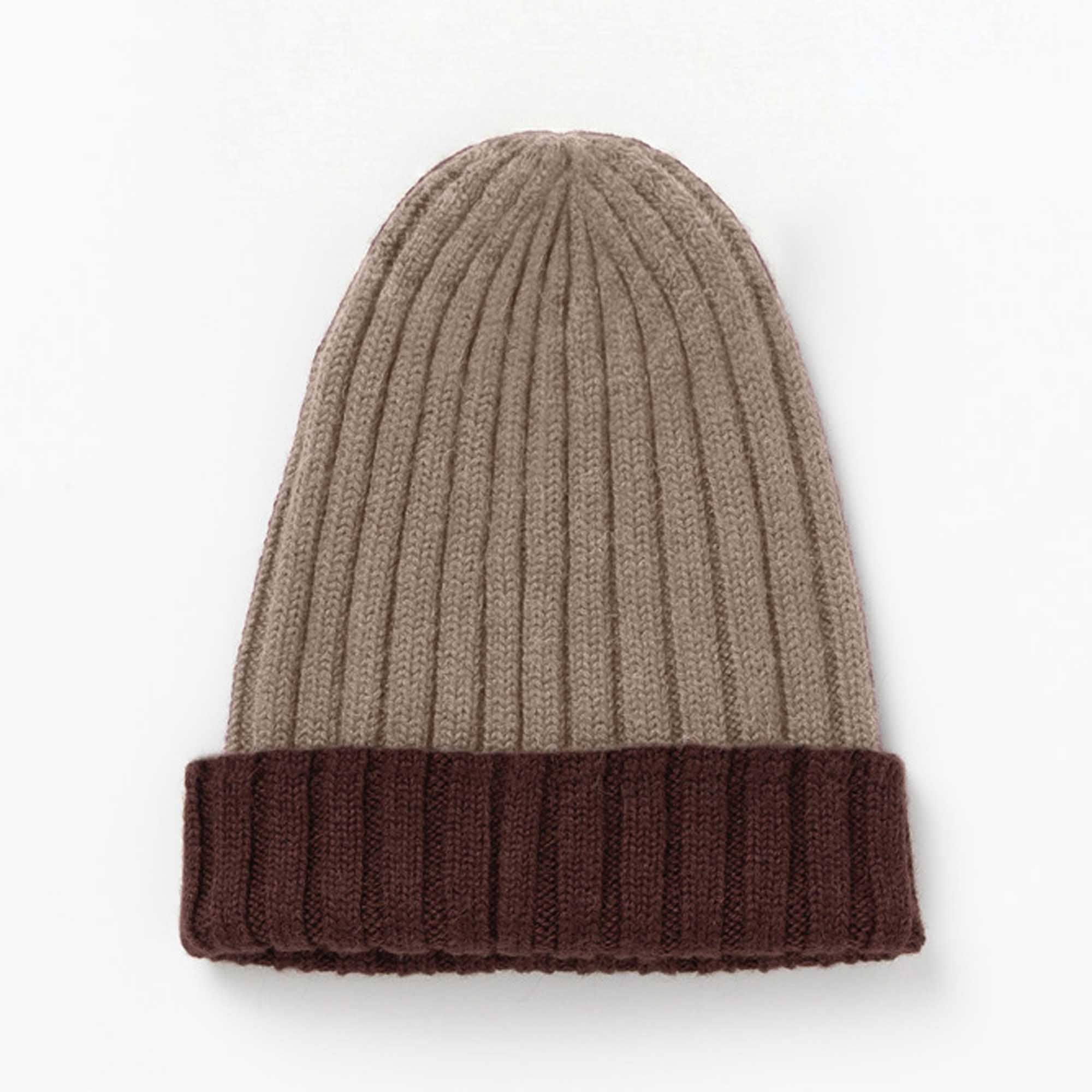 Unisex | Reversible Hat | Maroon / Light Taupe