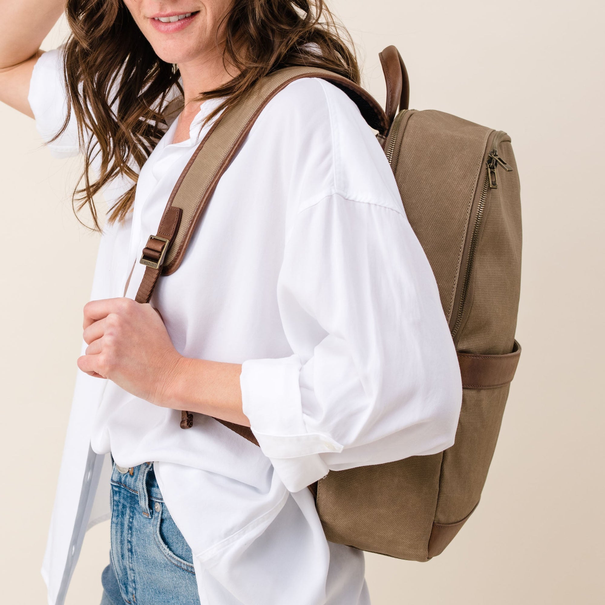 Unisex | Alex Commuter Backpack | Waxed Canvas