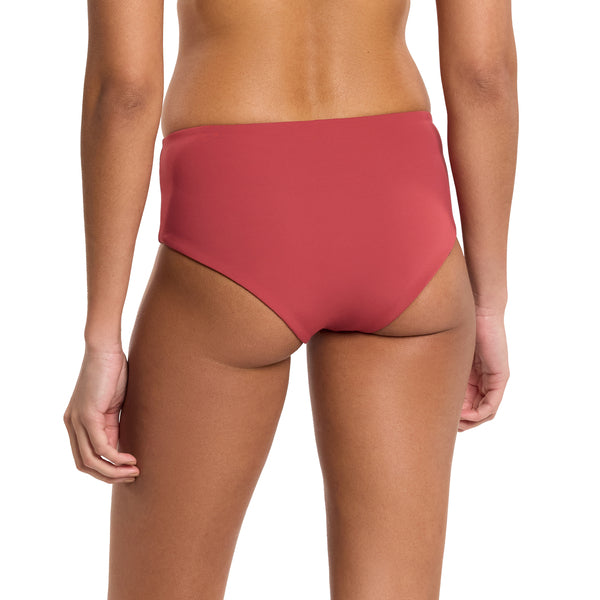 Swim Boyshort Bikini Bottom | Sunbaked (Red)