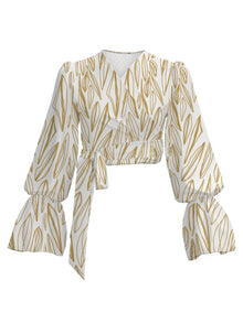 Aja Top - Fiore Gold - diarrablu