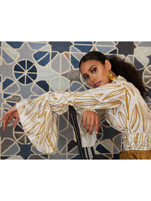 Aja Top - Fiore Gold - diarrablu