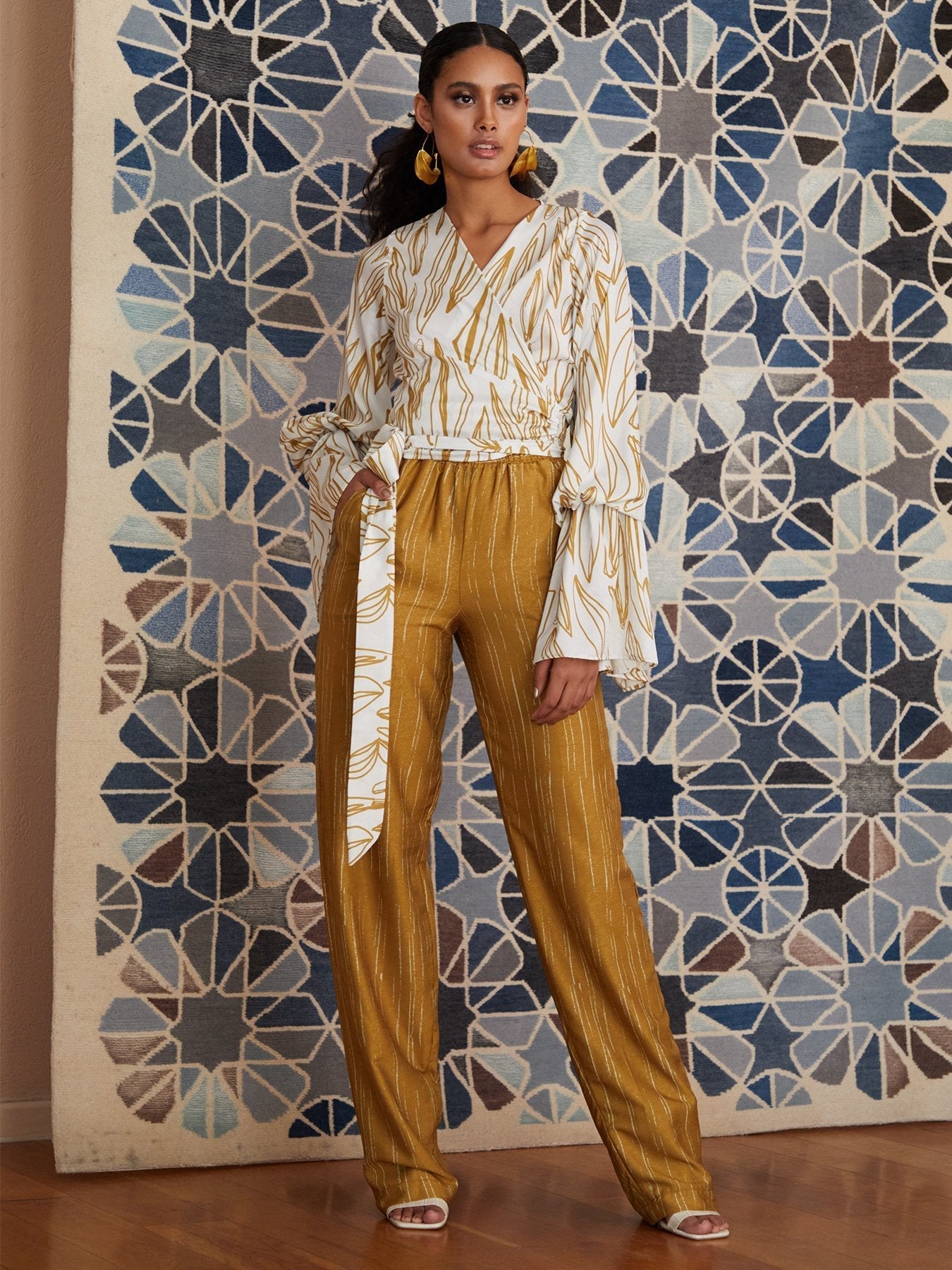 Aja Top - Fiore Gold - diarrablu