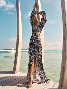 Amal Dress - Isla Noir - diarrablu