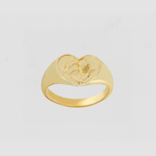 The Angel Signet Ring | Gold Vermeil