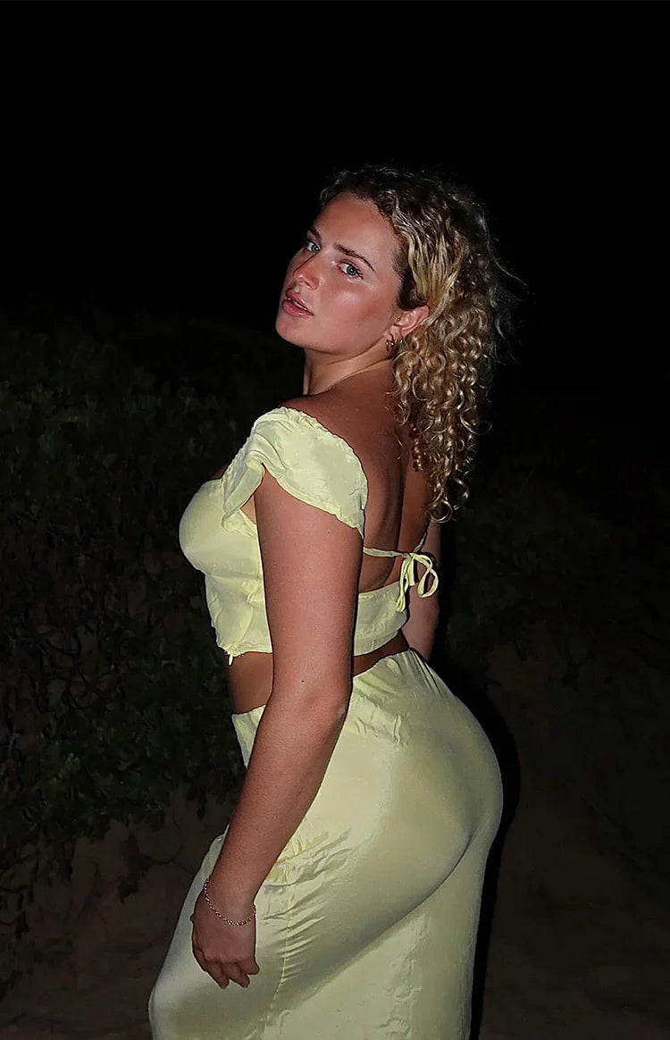 Anna Top | Yellow